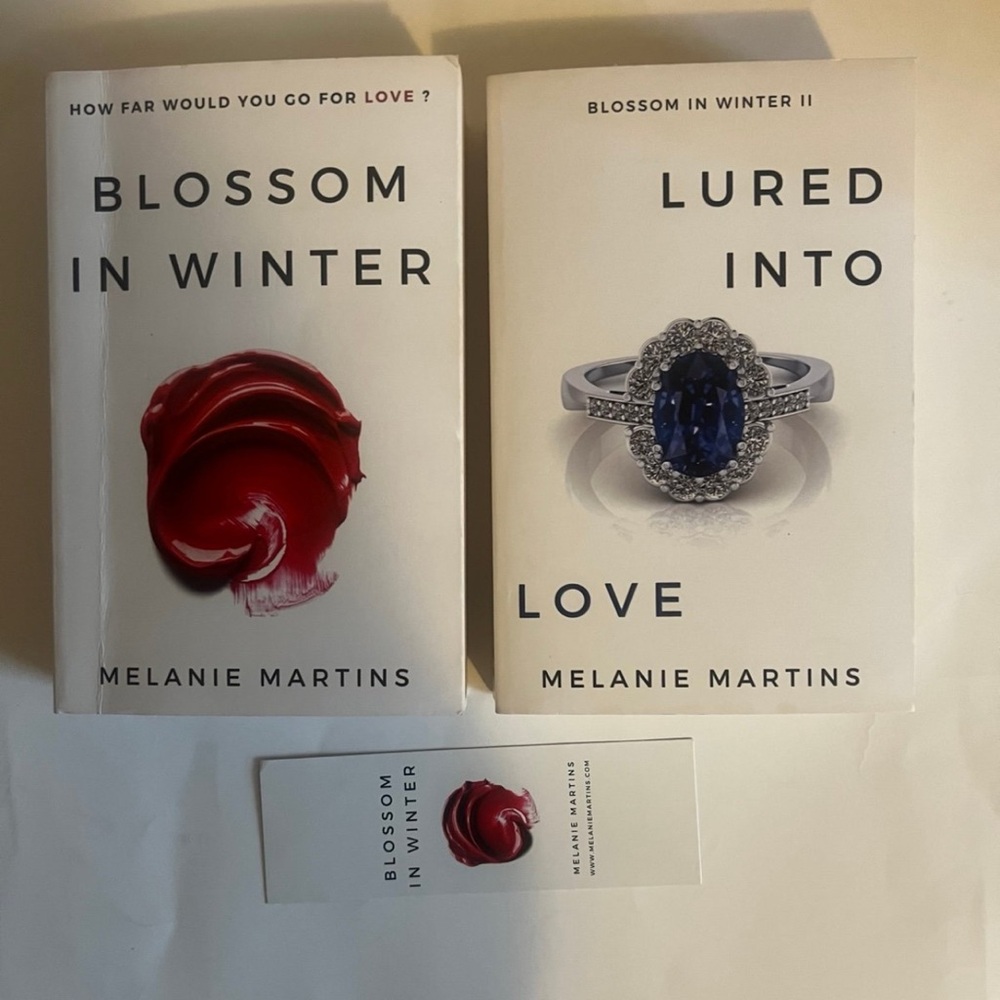 Blossom in winter & Lured into love by Melanie Martins series 1 & 2 book
